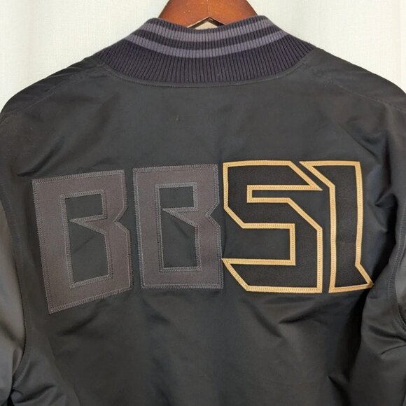 NIKE NFL BB51 BILL BOWERMAN Mens Large Bomber Jacket Reversible Sample Rare - Picture 8 of 11